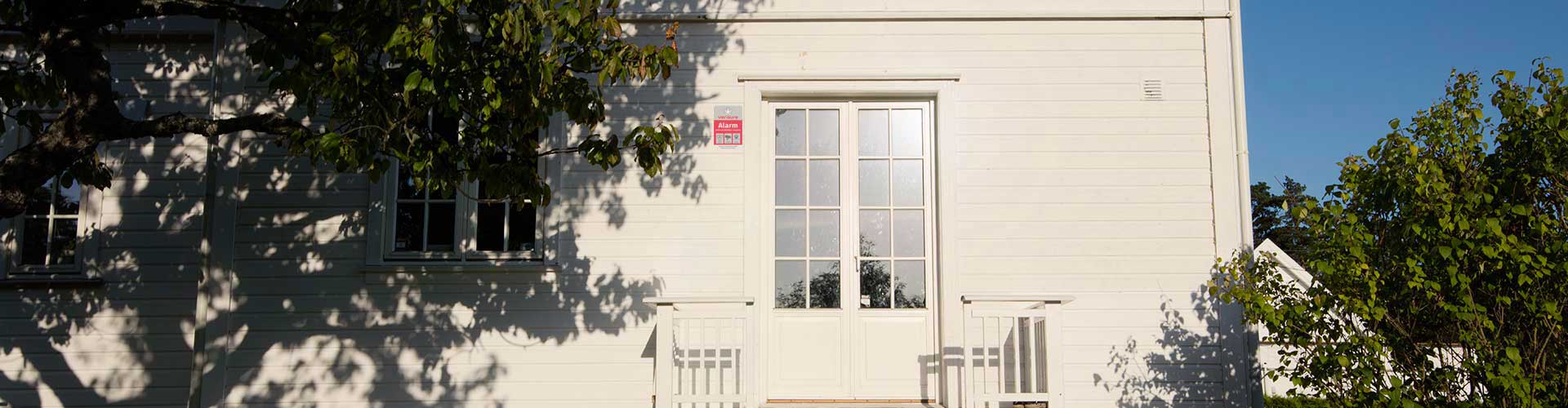 Hus sikret med boligalarm