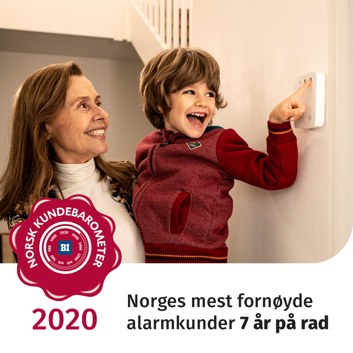 Verisure vinnger Norsk Kundebarometer