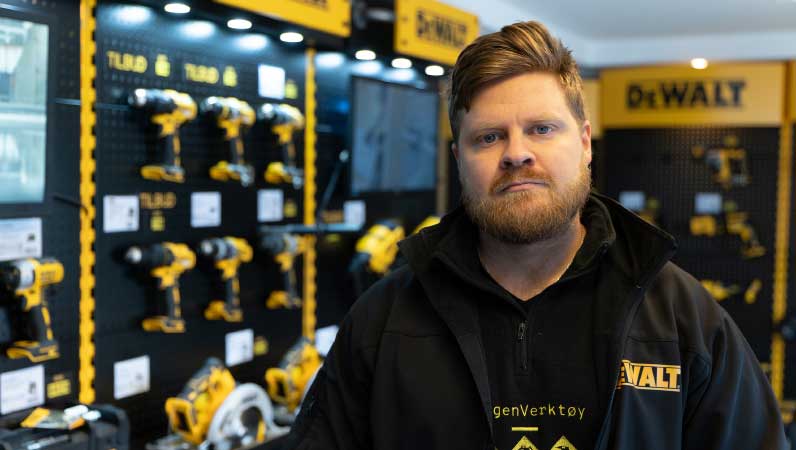 Bergen Verktøy daglig leder Simen Sørsdahl Aasen
