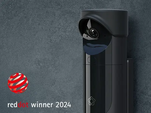 reddot design vinner 2024 utendørs sikkerhetskamera