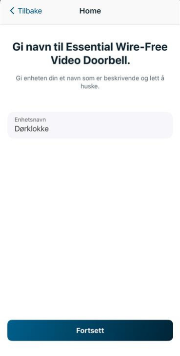 Gi enheten et navn