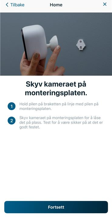 Fullfør montering