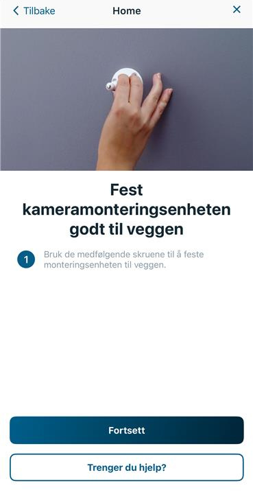Fest i veggen