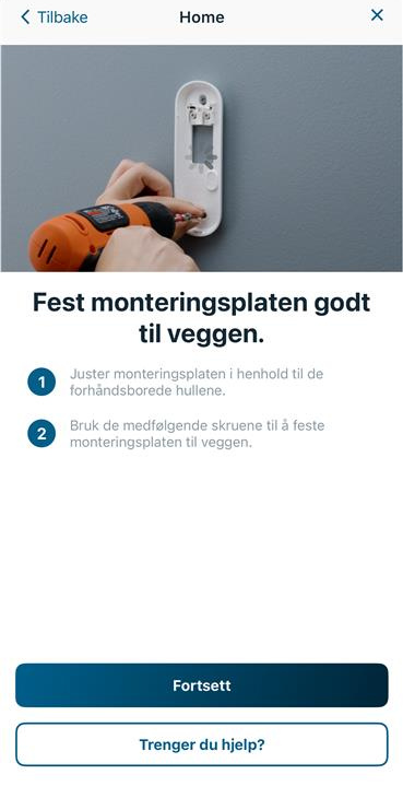 Fest monteringsplaten