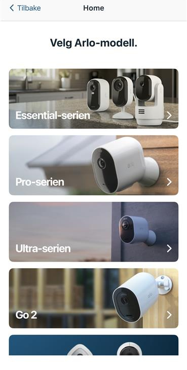 Velg modell
