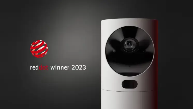 Red dot designvinner alarmkamera Red dot designvinner alarmkamera