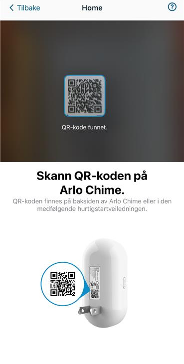 Skann QR-kode