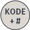 kode + firkant kode + firkant