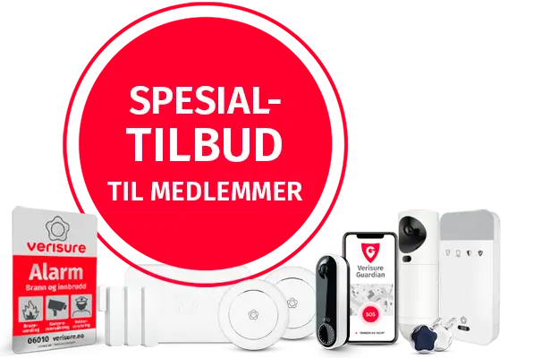 Spesialtilbud på alarm til DFS-medlemmer