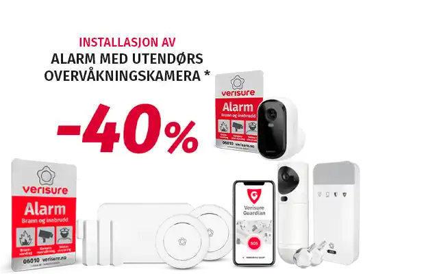 tilbud på alarm og dørlås