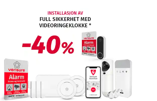 tilbud på alarm og dørlås