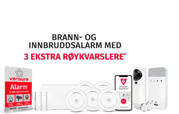 tilbud på boligalarm og røykvarslere