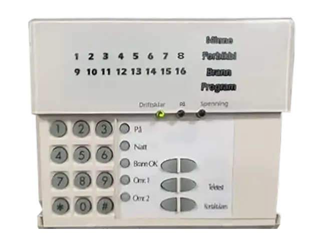 Brukerveiledning SD832 alarmsystem Verisure