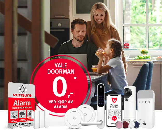tilbud på boligalarm og Yale Doorman tilbud på boligalarm og Yale Doorman