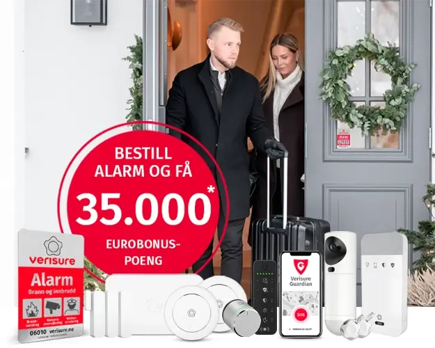 Eurobonus-poeng ved bestilling av alarm