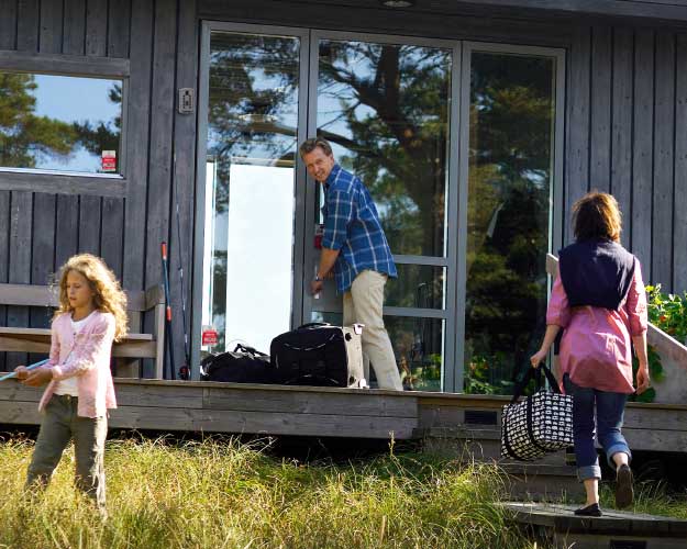 Nøkkelboks på hytta