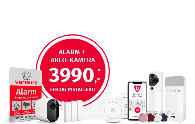 Tilbud Alarm og Arlo kamera Tilbud Alarm og Arlo kamera