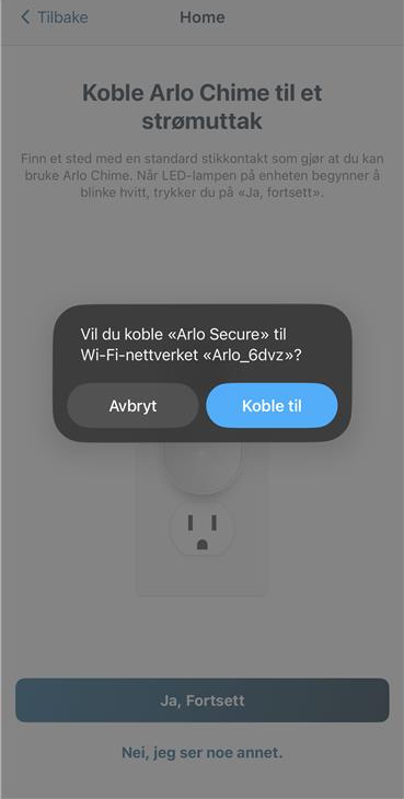 Koble til Arlo-nettverk