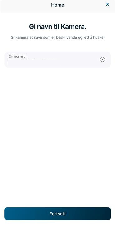 Gi navn til kamera