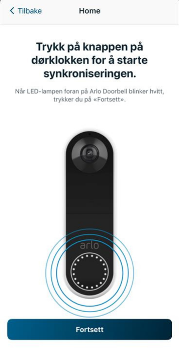 Sett i paringsmodus