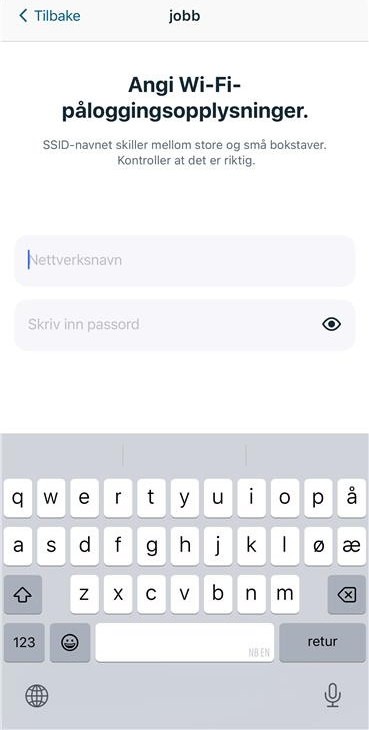 WiFi-passord
