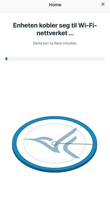Kamera kobler til