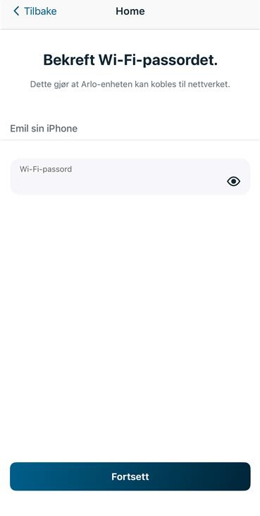 WiFi-passord