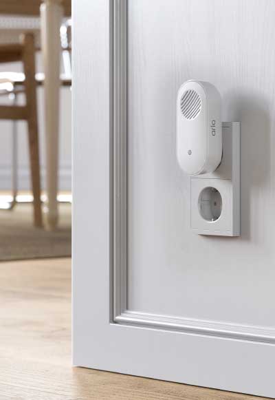 Arlo Chime sørger for ringelyd Arlo Chime sørger for ringelyd
