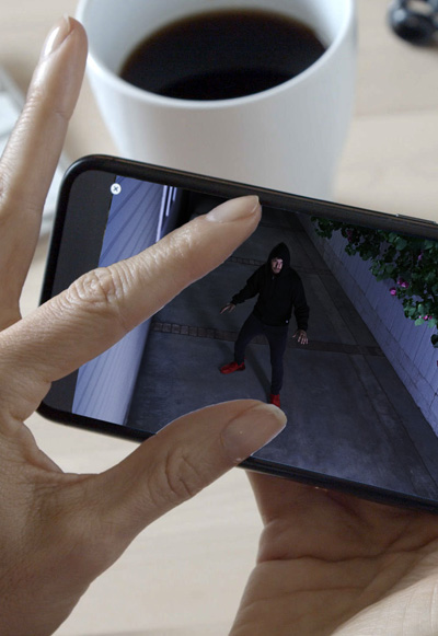 Zoom inn på detaljer i videoopptak Zoom inn på detaljer i videoopptak