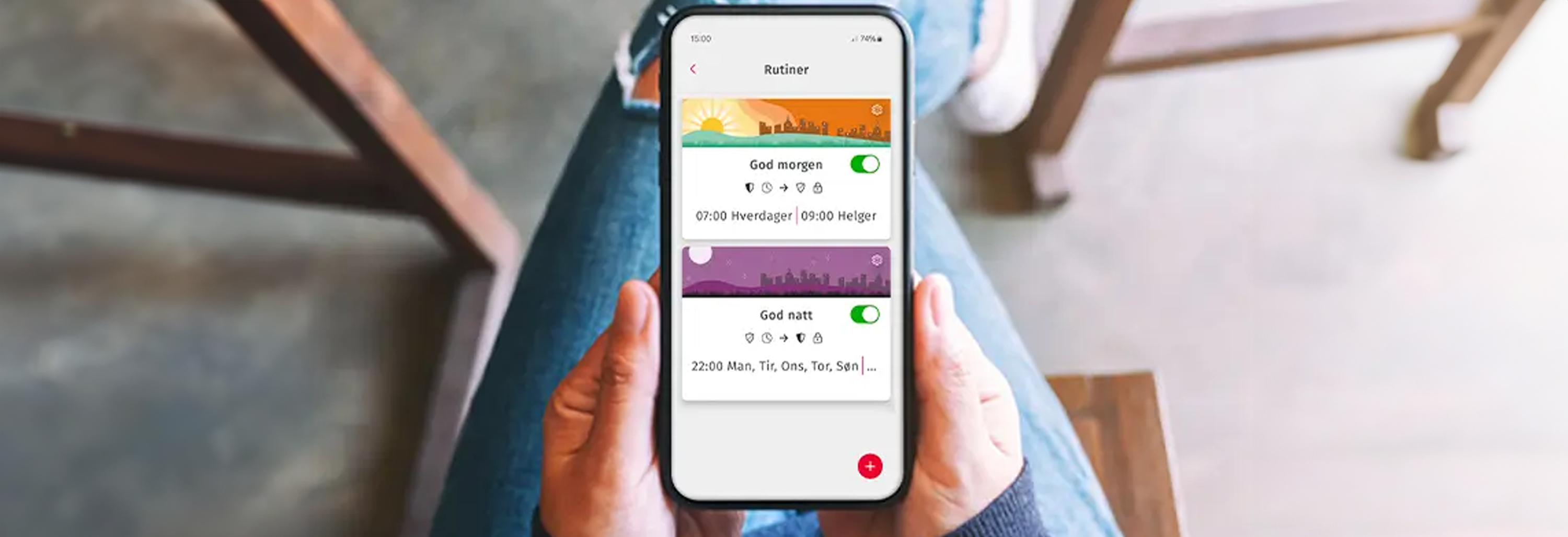 Works With Verisure Rutiner
