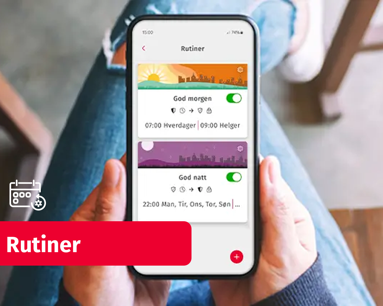 Works With Verisure Rutiner