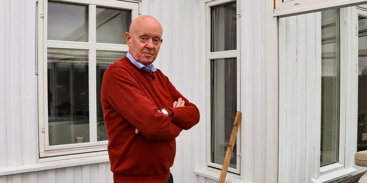 Ola foran huset der innbruddstyvene forsvant
