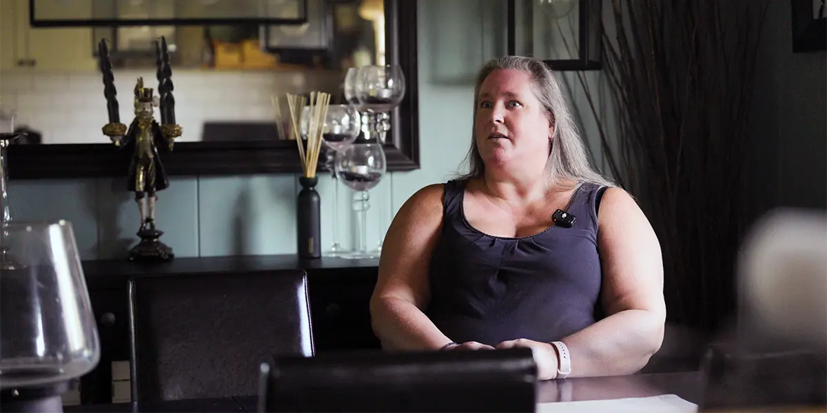 Linda forteller om brannen i stua