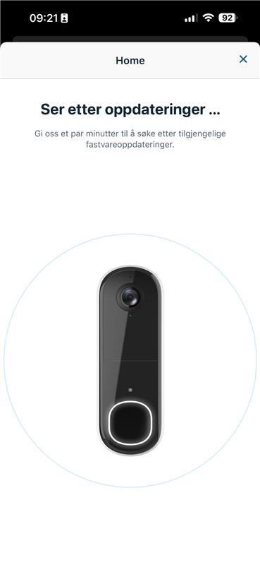 Søk etter oppdatering