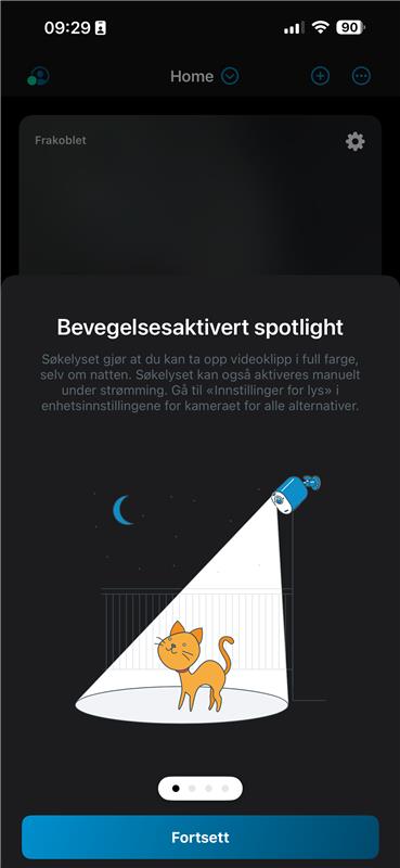 Bevegelsesaktivert spotlight