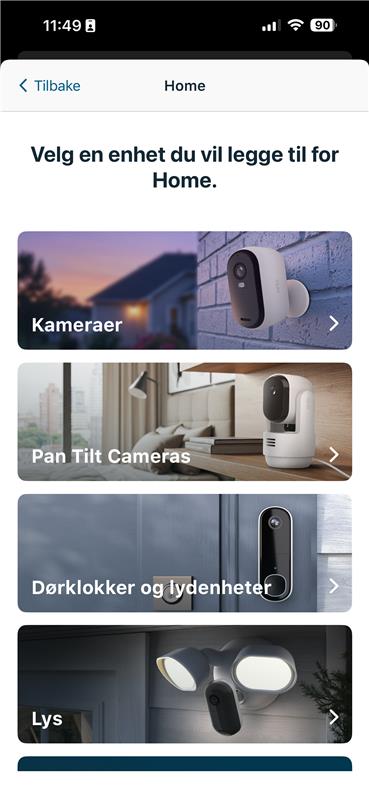 Åpne appen