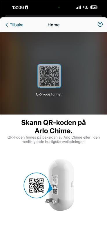 Skann QR-kode