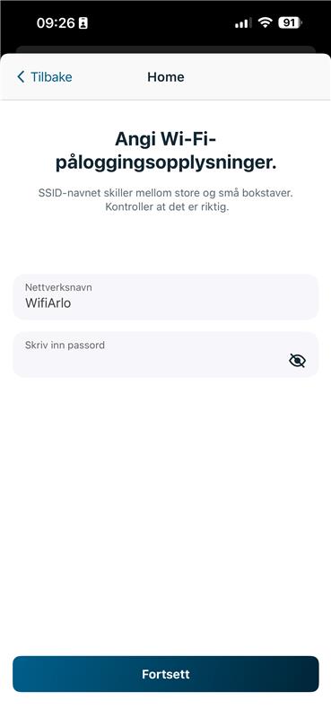 WiFi-passord