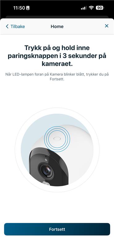Sett i paringsmodus