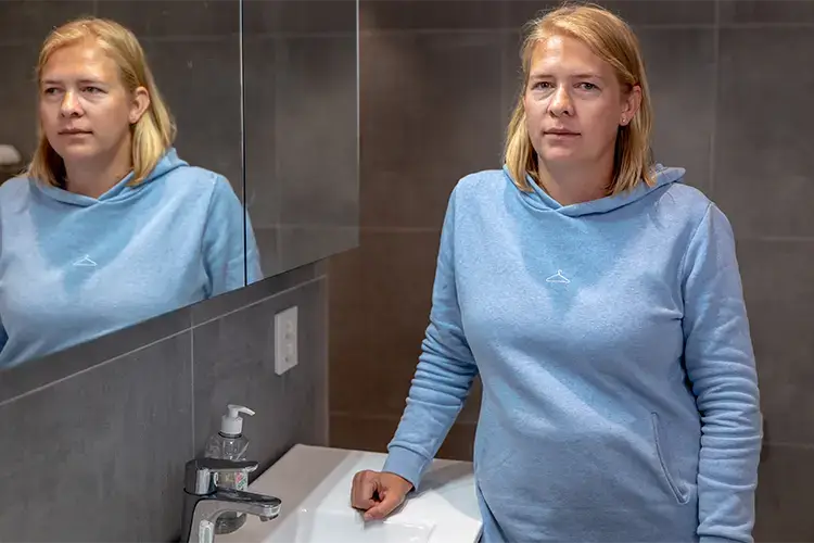 Caline på badet Caline på badet