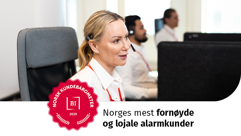 Verisure har Norges mest fornøyde alarmkunder