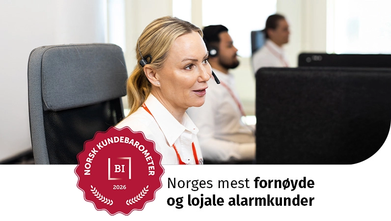 Verisure har Norges mest fornøyde alarmkunder