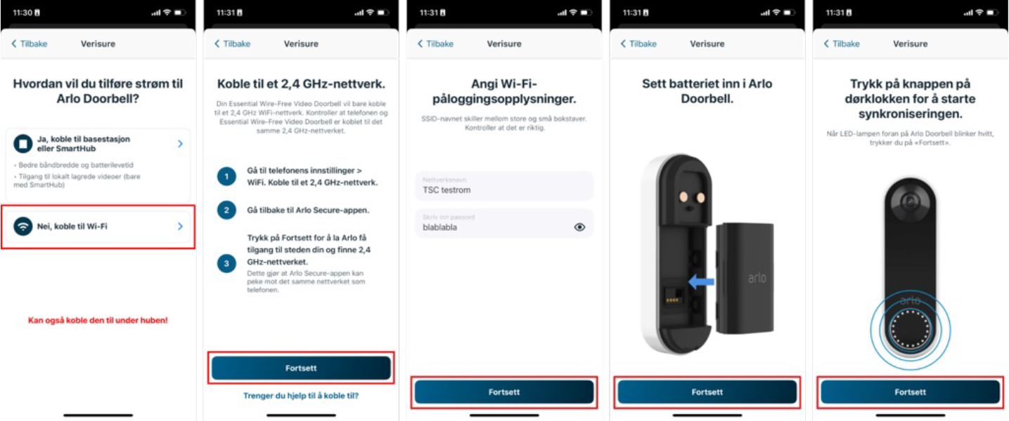 Følg disse stegene Følg disse stegene