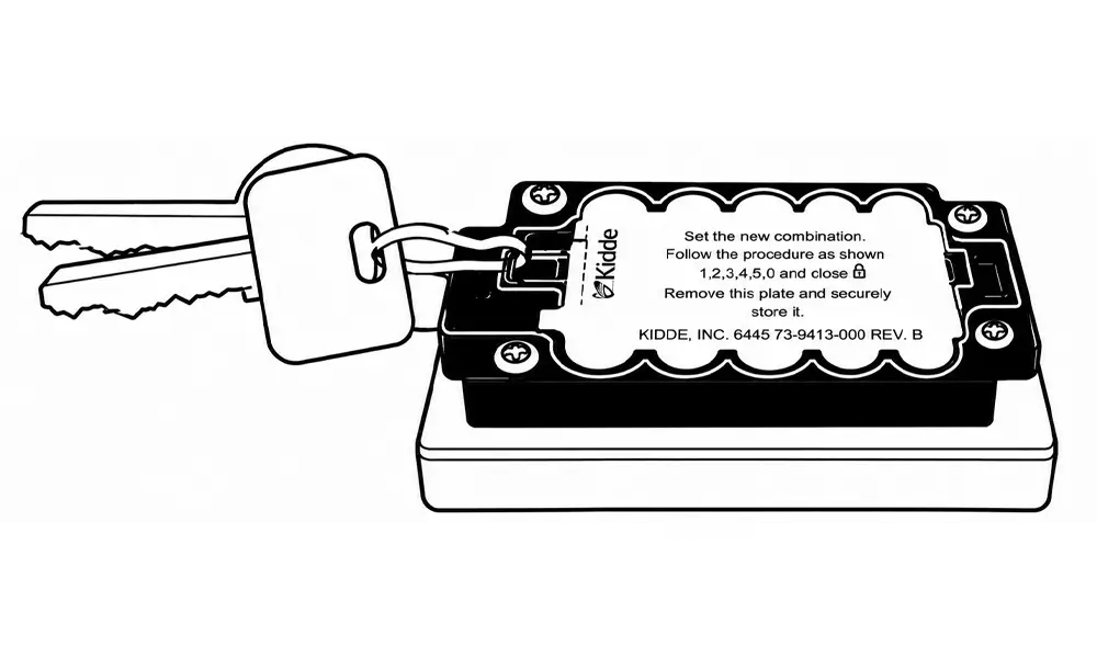 fest nøkler og plastkortet