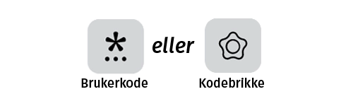 frakoble alarmen ved å trykke inn brukerkode eller kodebrikke frakoble alarmen ved å trykke inn brukerkode eller kodebrikke