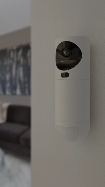 Kameradetektor på vegg