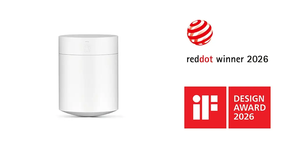 ZeroVision røykkanon vant designpriser i 2026 fra Reddot og iF Design Awards ZeroVision røykkanon vant designpriser i 2026 fra Reddot og iF Design Awards