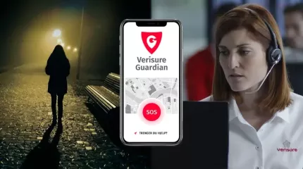 Dame går alene med Guardian app Dame går alene med Guardian app