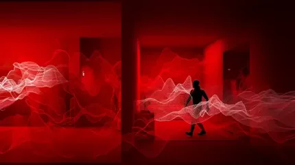 Bilde som viser hvordan WiFi Sensing fungerer Bilde som viser hvordan WiFi Sensing fungerer