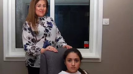 Andrea og datter i hus sikret med boligalarm Andrea og datter i hus sikret med boligalarm